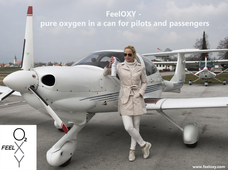FeelOXY namenjen pilotom in potnikom na letalu